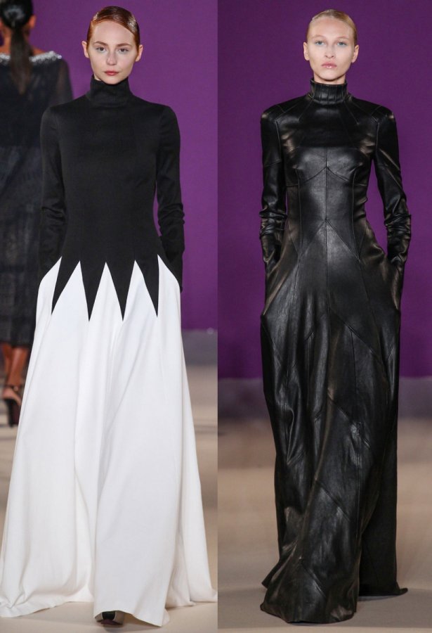 Dresses with gothic elements