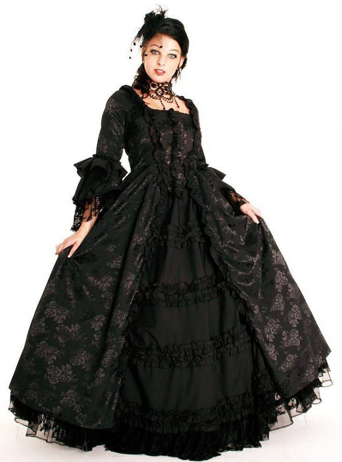 Gothic puffy dress