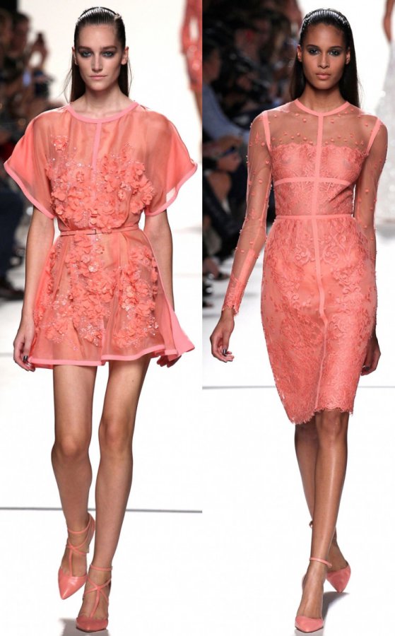 Elie Saab Coral Dresses