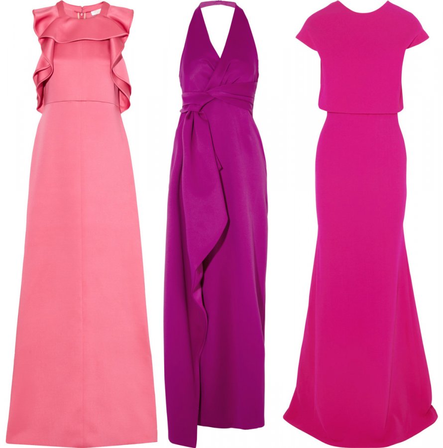 Pink and purple dresses 2024