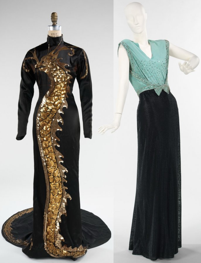 Beautiful dresses of the 30s