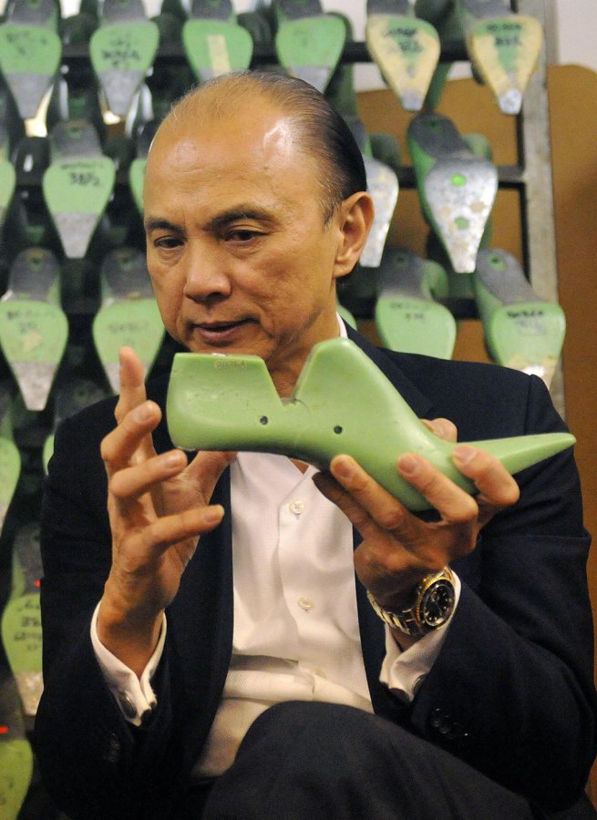 Famous designer Jimmy Choo