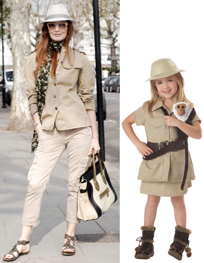 Safari style and women's clothing