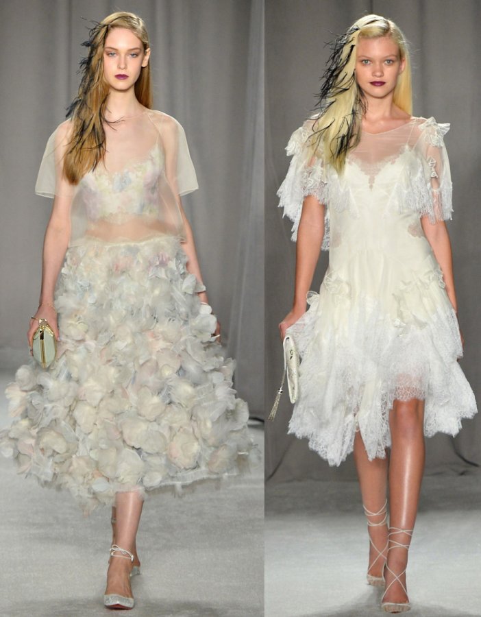 Puffy dresses Marchesa