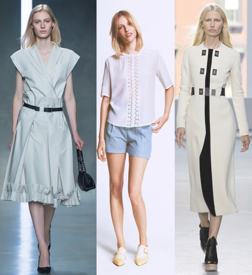 Fashionable white clothes 2024