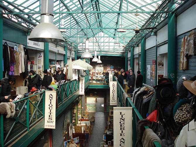 Flea market in Paris