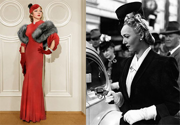 Clothing and accessories in the style of the 30s