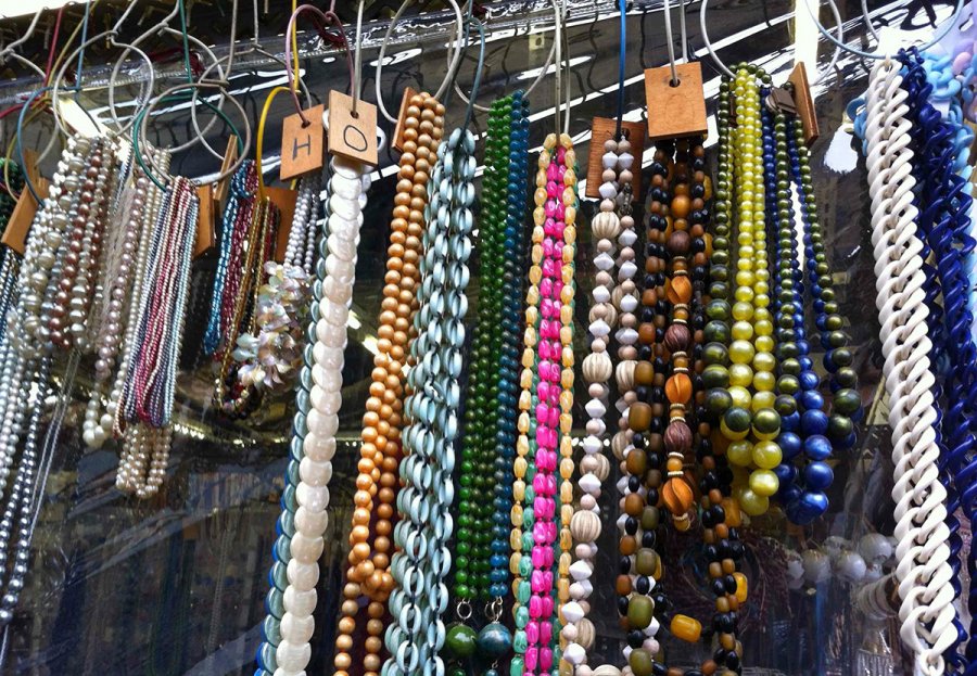 Vintage beads and necklaces