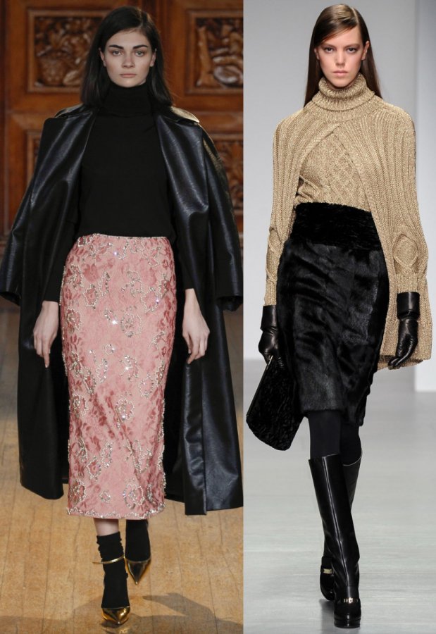 Fashionable skirts fall winter 2024-2025