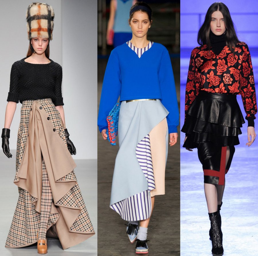 Fashionable skirts autumn winter