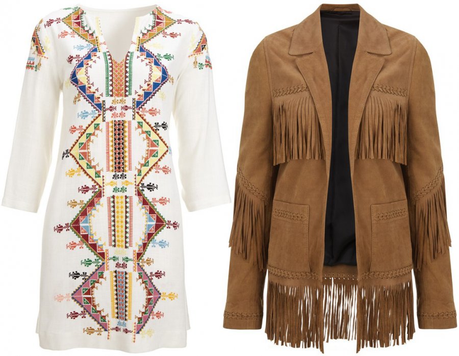 Fashion clothes from the collection of Kate Moss for Topshop