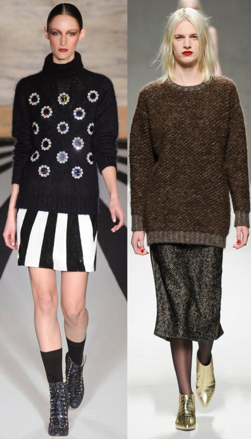 Fashionable women's sweaters fall-winter 2024-2025, photo