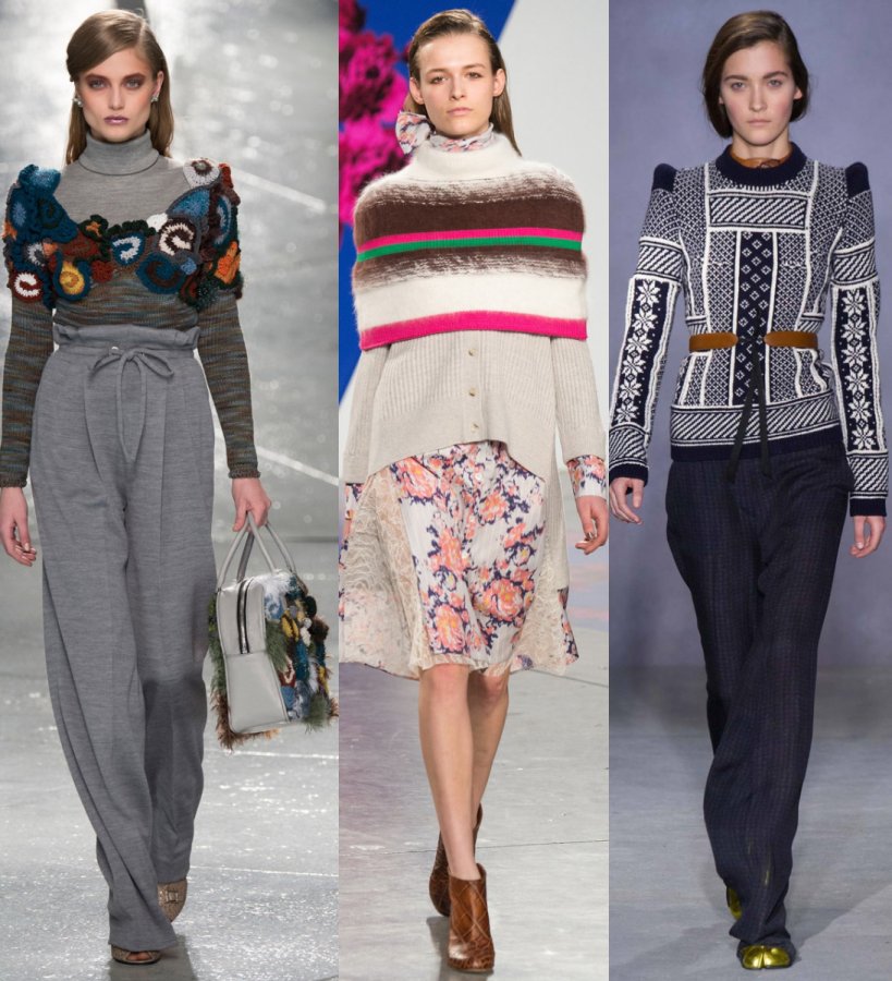 Fashionable women's sweaters fall-winter 2024-2025