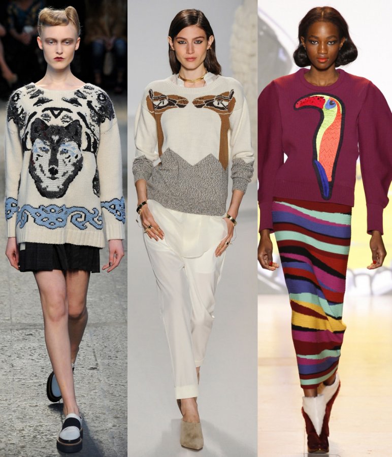 Fashionable women's sweaters fall-winter 2024-2025