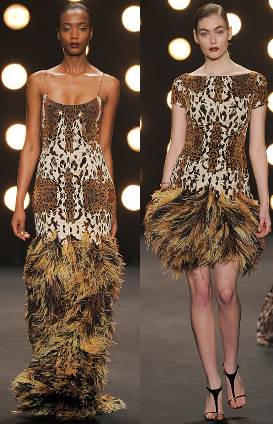 Naeem Khan Fringe Dresses