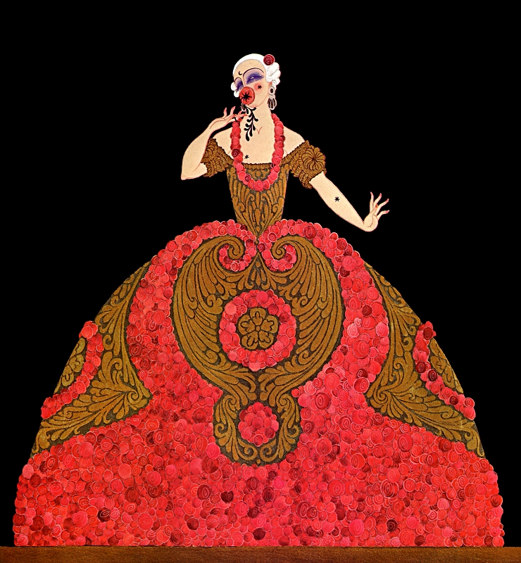 Erte fashion illustrations