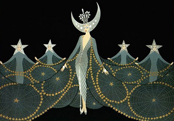 Erte fashion illustrations