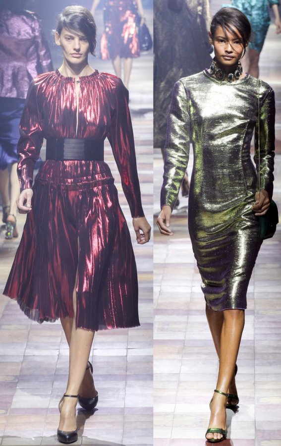 Lanvin Glitter Dresses