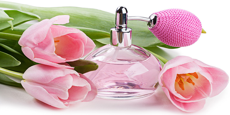 Parfums floraux en parfumerie