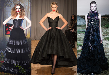 Black evening dresses 2024-2025