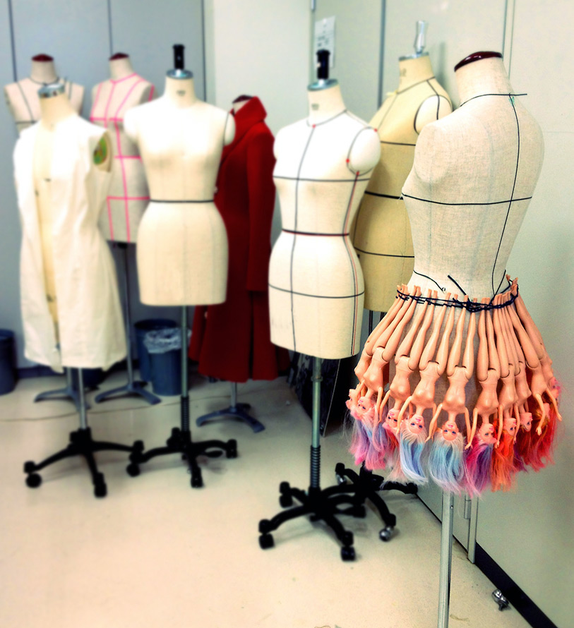 Mannequins in atelier