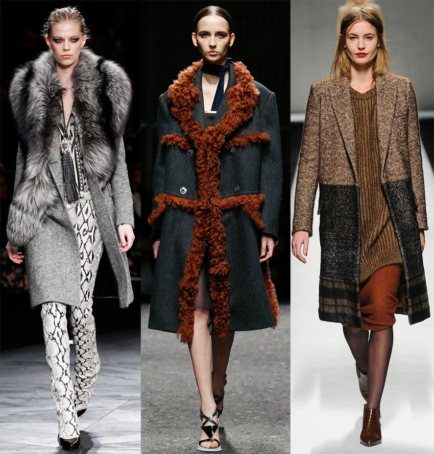 Fashionable coats from collections 14-15