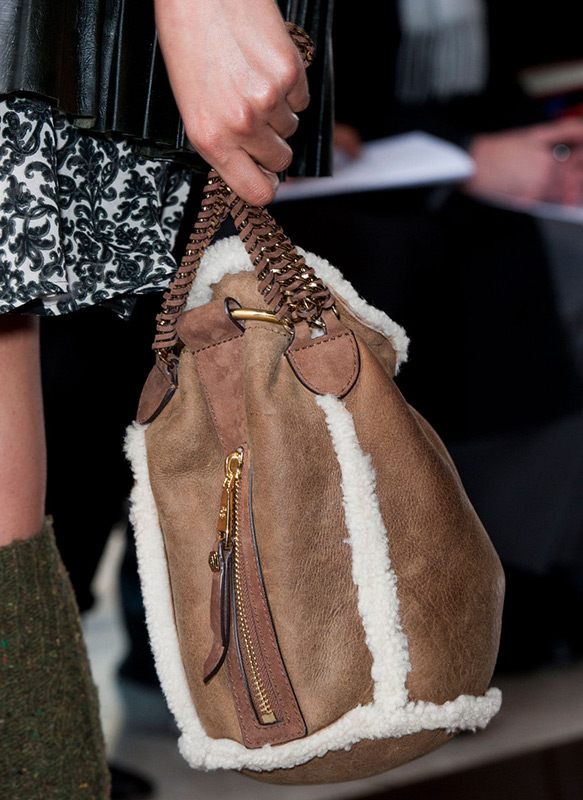 Sheepskin bag