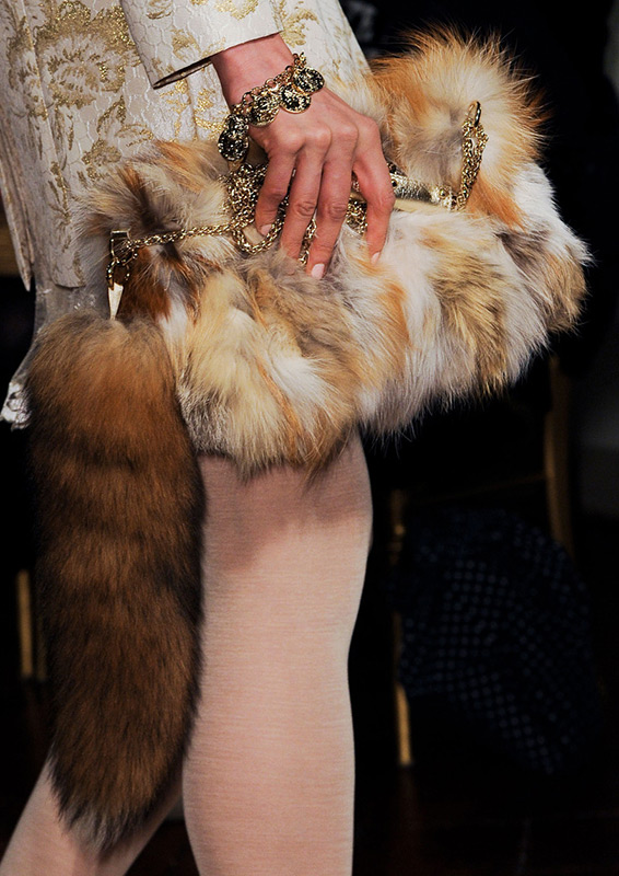 Fur bag fall-winter 2024-2025