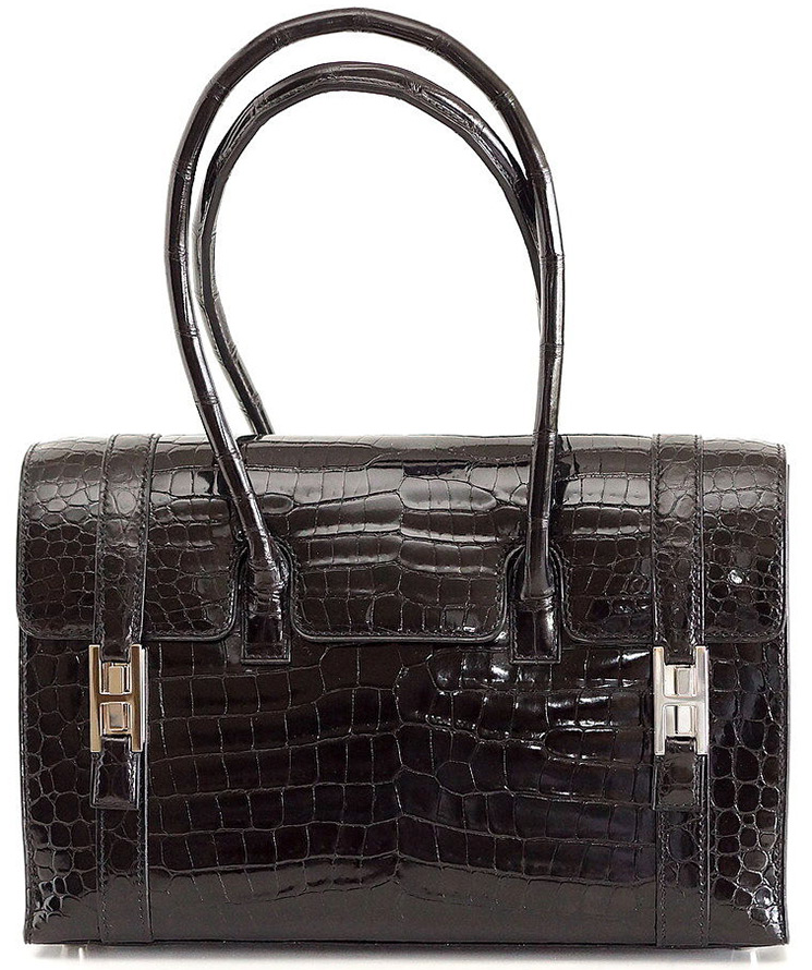 Hermes crocodile leather