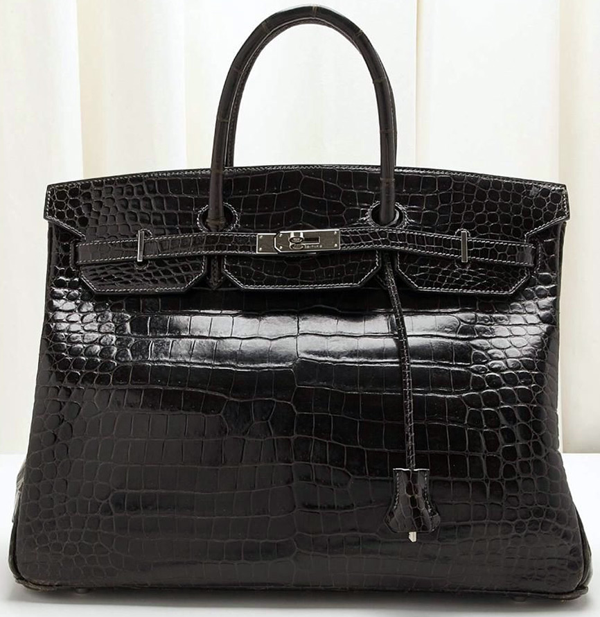 Hermes crocodile leather