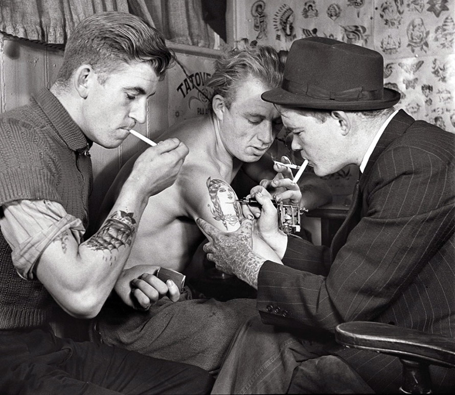 Tattoos - vintage photo