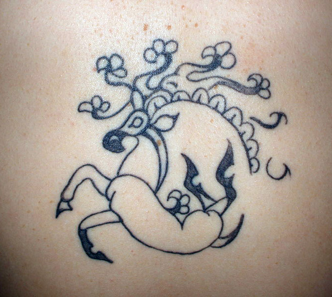 Tattoo in the likeness of the Altai Princess