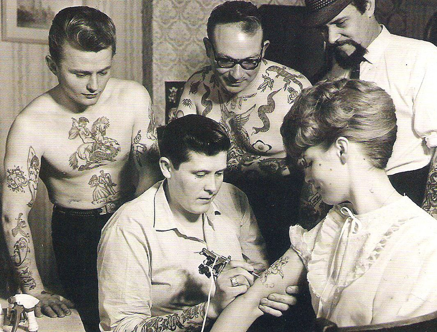 Tattoos - vintage photo