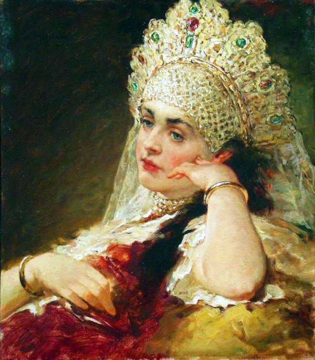 Painting - Russian beauty