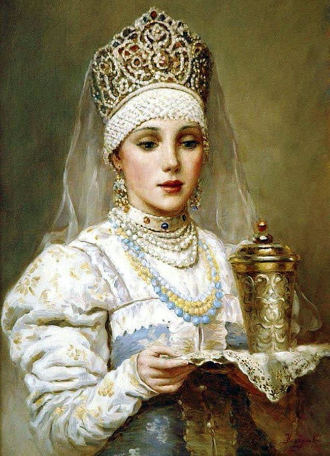 Painting - Russian beauty