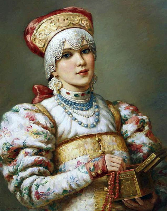 Painting - Russian beauty