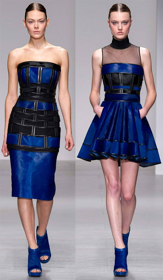 Blue dresses fall-winter 2024-2025, photo