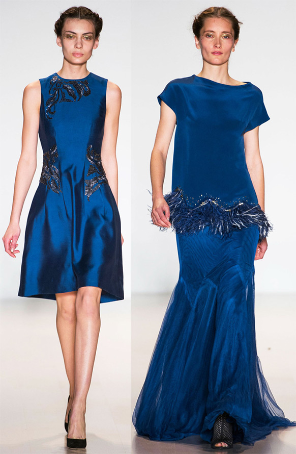 Blue dresses fall-winter 2024-2025, photo