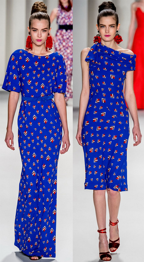 Blue dresses fall-winter 2024-2025, photo