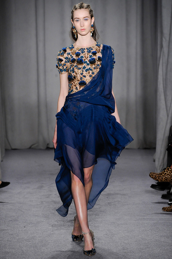 Beautiful Blue Marchesa Dress