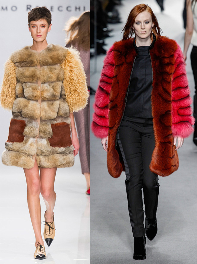 Fashionable women's fur coats 2024-2025