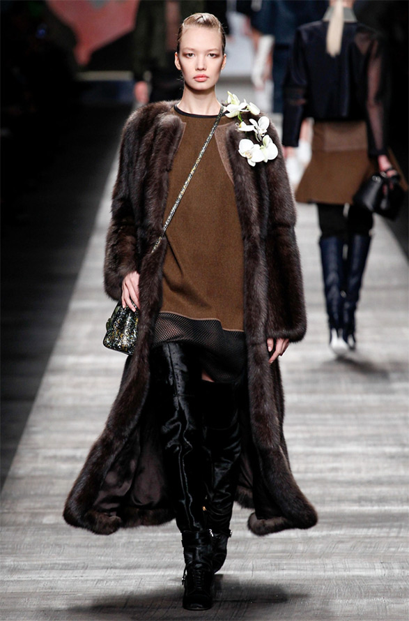 Fendi fur coat