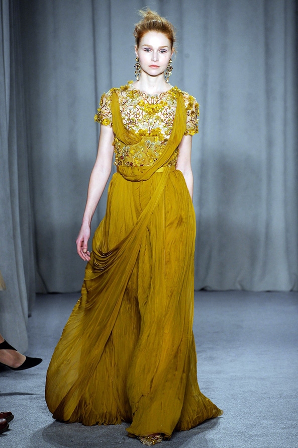 Marchesa dress fall winter