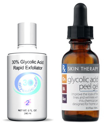 Glycolic acid for skin whitening and renewal