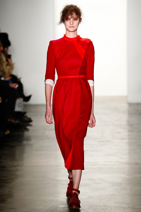 Red dresses from collections 14-15