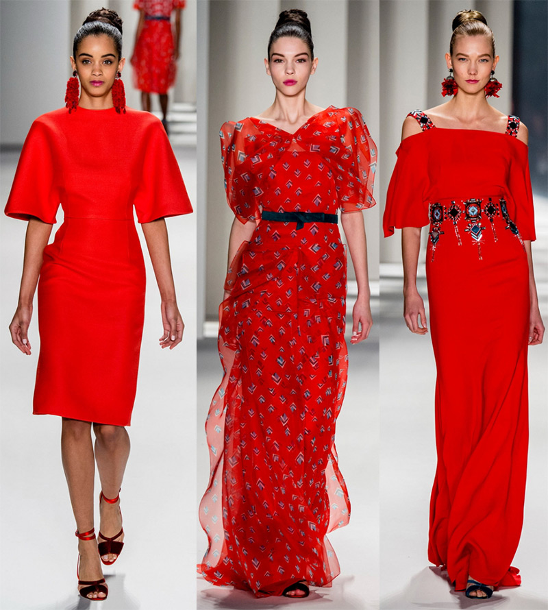 Carolina Herrera Red Dresses