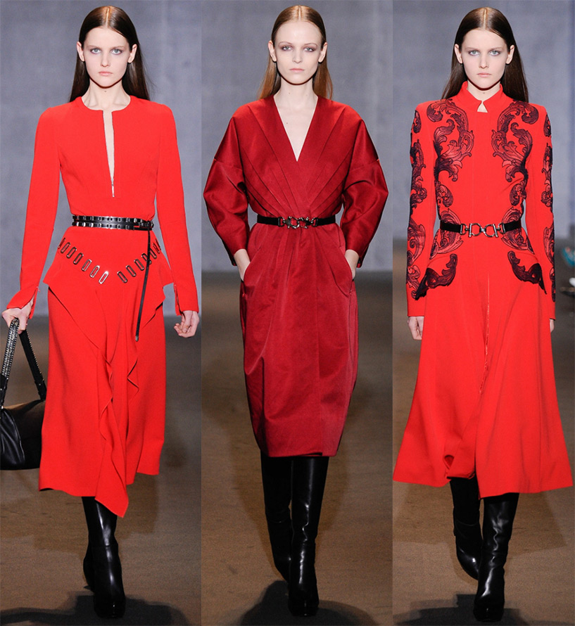 Red dresses fall-winter 2024-2025