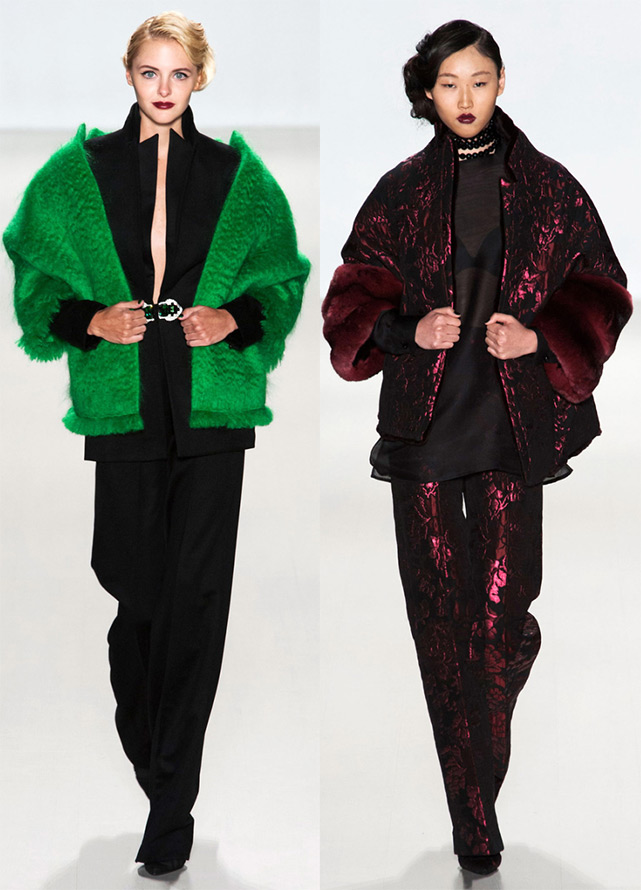 looks from the Zang Toi fall-winter 2024-2025 collection