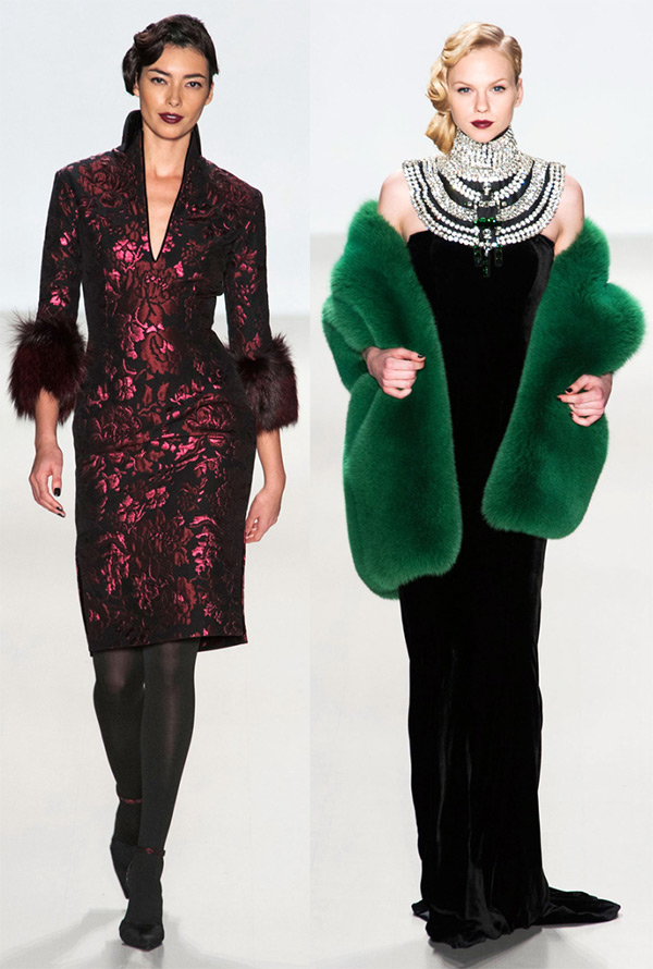 looks from the Zang Toi fall-winter 2024-2025 collection