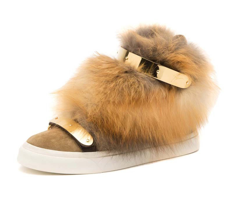 Fur shoes autumn-winter